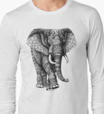 Camiseta de manga larga Ornate Elephant v.2