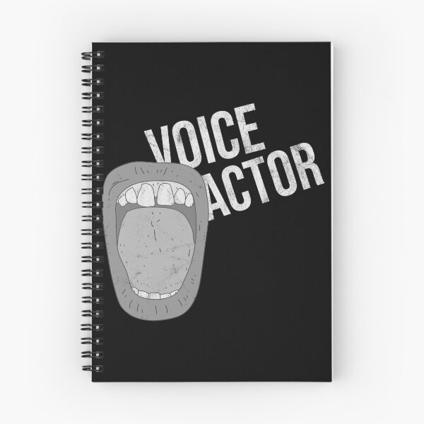 Item preview, Distressed Voice Actor - B&W Graphic Text - Performing Artist designed and sold by DeWinnes.