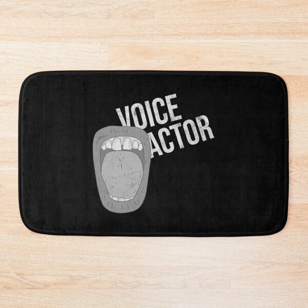 Item preview, Distressed Voice Actor - B&W Graphic Text - Performing Artist designed and sold by DeWinnes.