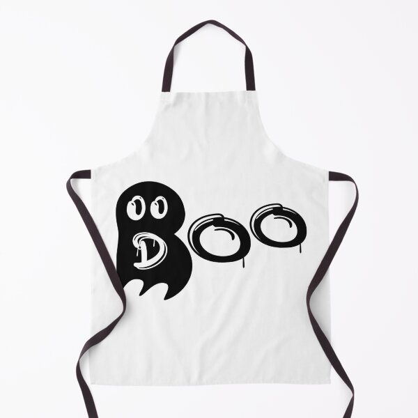 Item preview, Cute doodle of BOO, formed with D and O - Black on White design designed and sold by yappei.