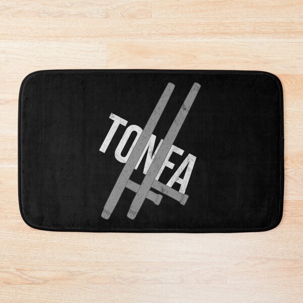 Item preview, Distressed Tonfa - B&W Graphic Text - Okinawan Fighting designed and sold by DeWinnes.