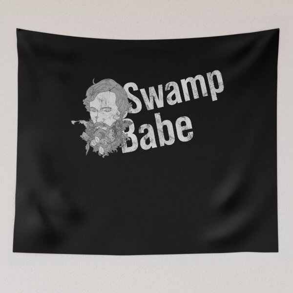 Item preview, Distressed Swamp Babe - B&W - Marshland designed and sold by DeWinnes.