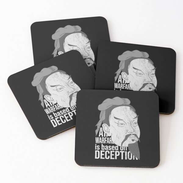 Item preview, Distressed Sun Tzu - B&W Author Quote - Han Dynasty designed and sold by DeWinnes.