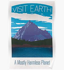 Earth Travel Poster Poster