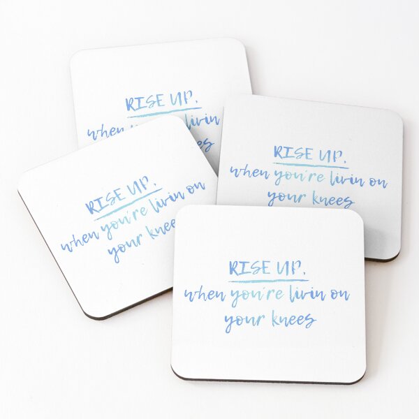 Item preview, Rise up when you are living on your knees Hamilton Quote designed and sold by MonMonTales.