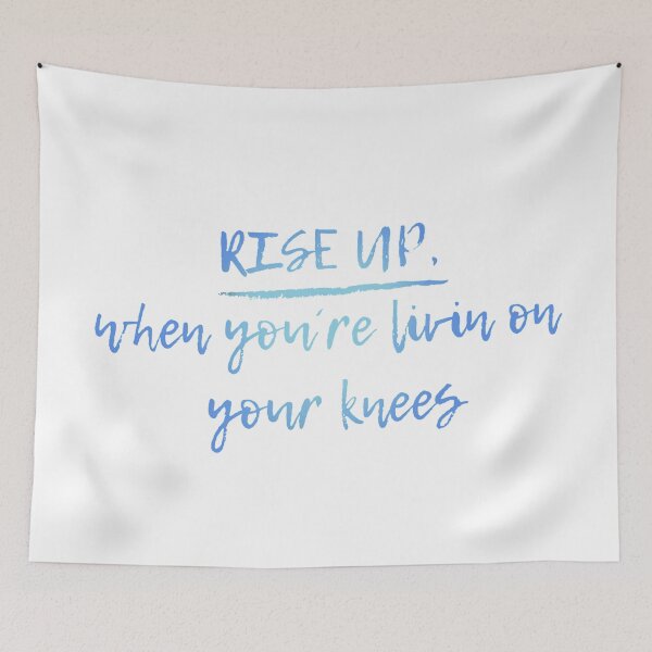 Item preview, Rise up when you are living on your knees Hamilton Quote designed and sold by MonMonTales.