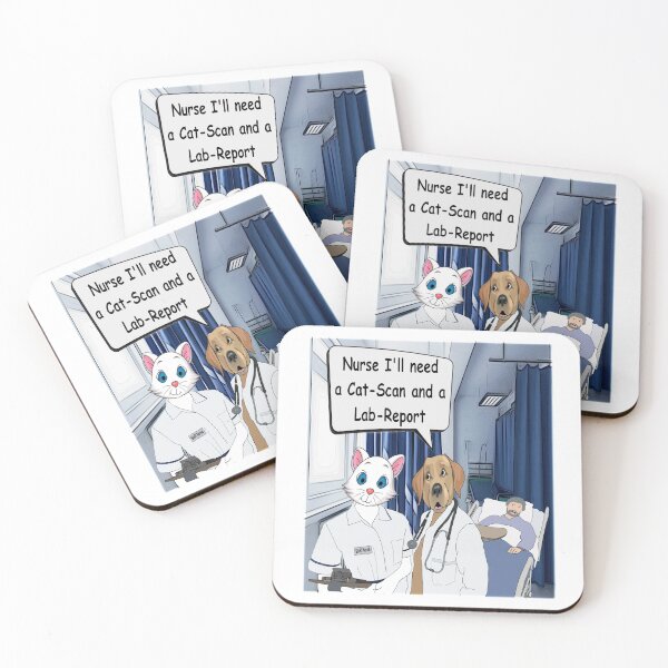 Item preview, I'll Need A Cat-Scan and a Lab-Report designed and sold by Doggy-Style2020.
