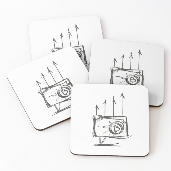 Item preview, Bitcoin Illustration designed and sold by MisterGooseShop.