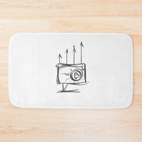 Item preview, Bitcoin Illustration designed and sold by MisterGooseShop.