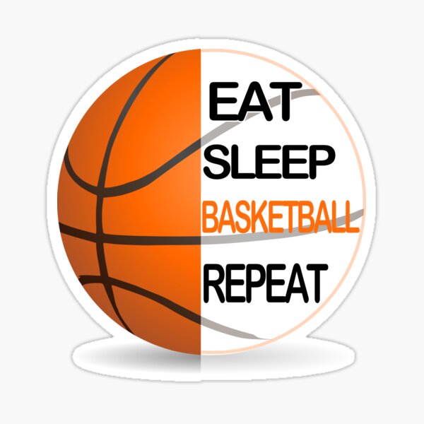 Item preview, Eat Sleep Basketball Repeat designed and sold by Prof- Artist.