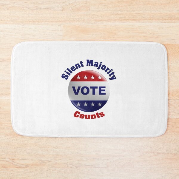 Item preview, Silent Majority Vote Counts designed and sold by SwampfoxDesign.