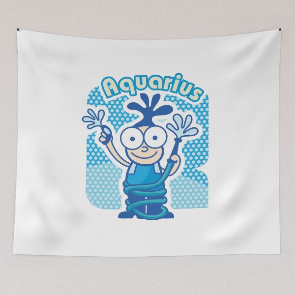 Item preview, Aquarius Zodiac Sign designed and sold by ZodesignArt.