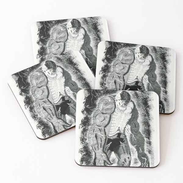 Item preview, A monster in black and white designed and sold by Alan84.