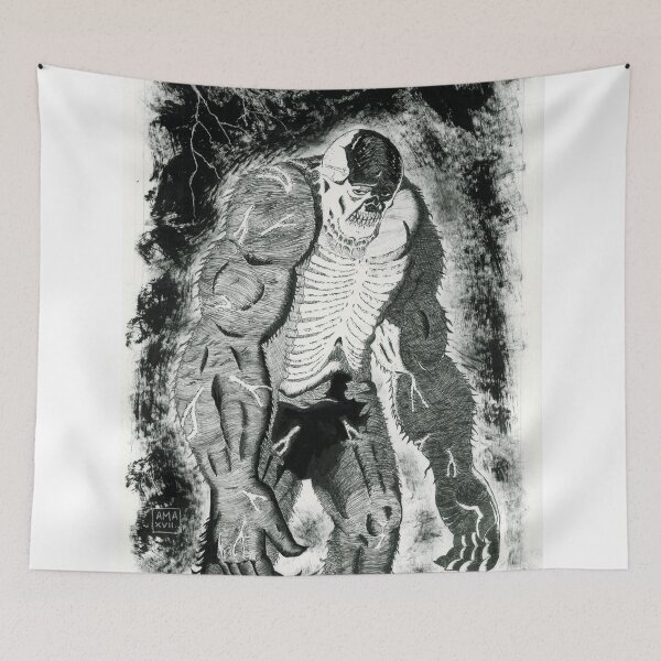 Item preview, A monster in black and white designed and sold by Alan84.