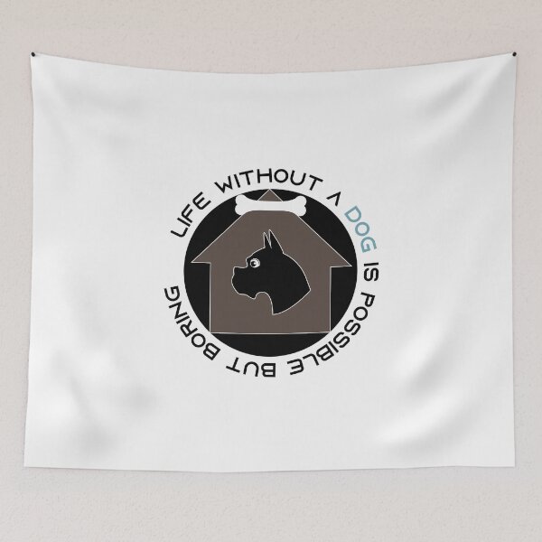 Item preview, Life without a dog is possible but boring,life without a dog is boring designed and sold by Rima-Store-19.