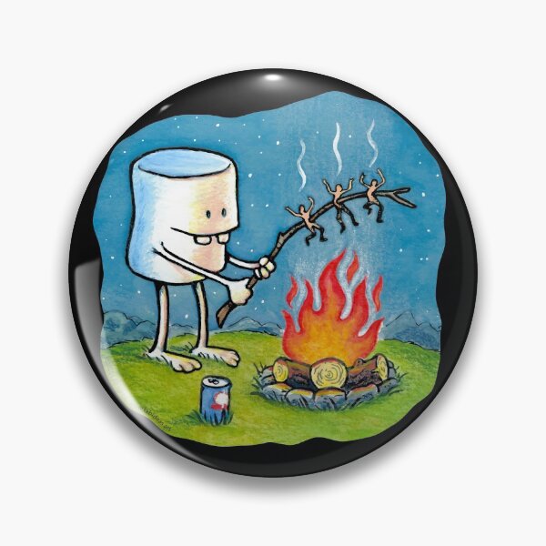 Item preview, Happy Camper - Roasting Marshmallow designed and sold by labideas.