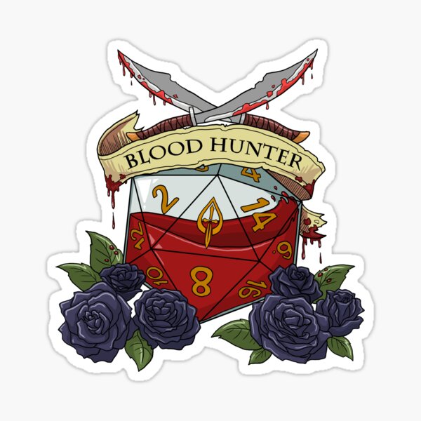 Dice Blood Hunter Sticker