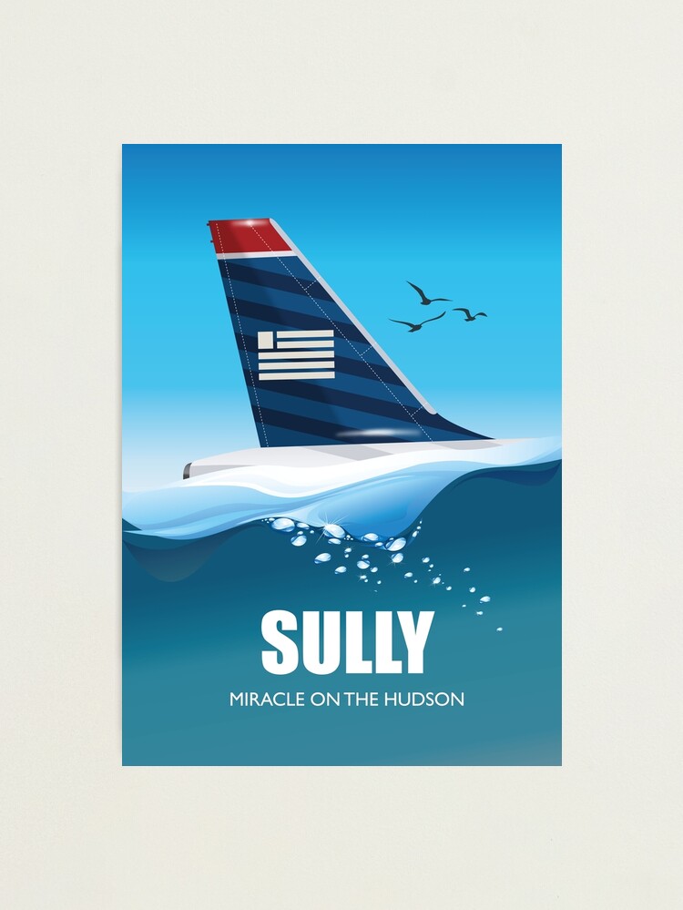 Alternate view of Sully: Miracle on the Hudson - Alternative Movie Poster Photographic Print