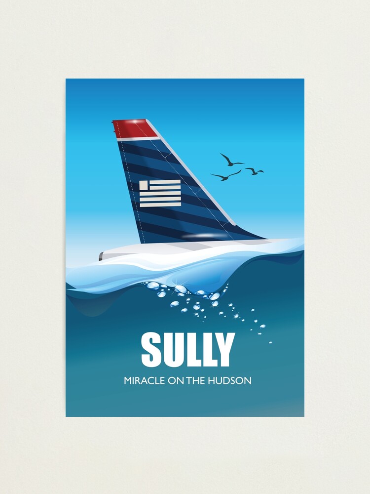 Alternate view of Sully: Miracle on the Hudson - Alternative Movie Poster Photographic Print