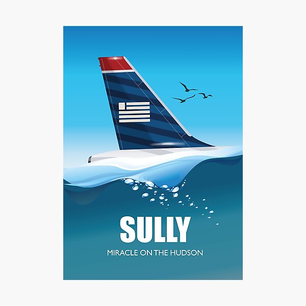 Sully: Miracle on the Hudson - Alternative Movie Poster Photographic Print