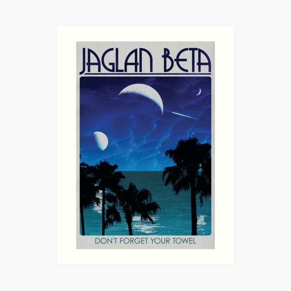 Jaglan Beta Travel Poster Art Print