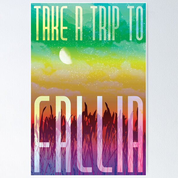 Item preview, Fallia Travel Poster designed and sold by knolster.