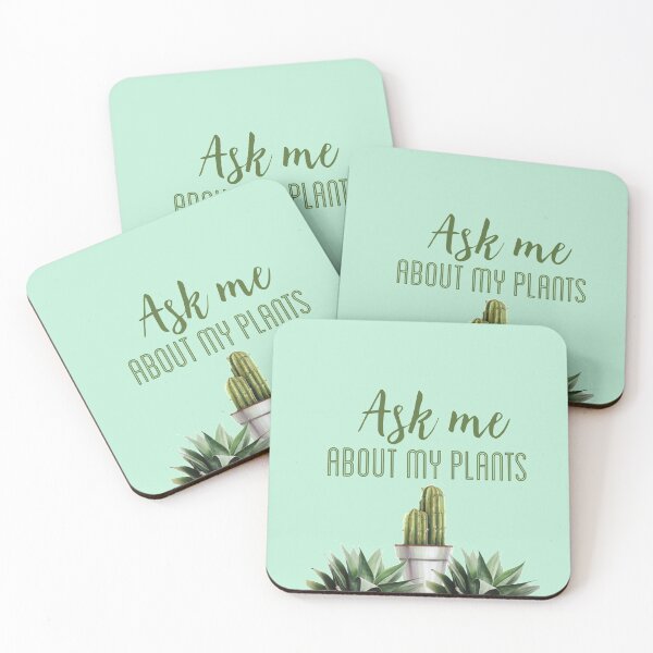 Item preview, Ask me about my plants mobile cover and sticker designed and sold by The Pattern Artist.