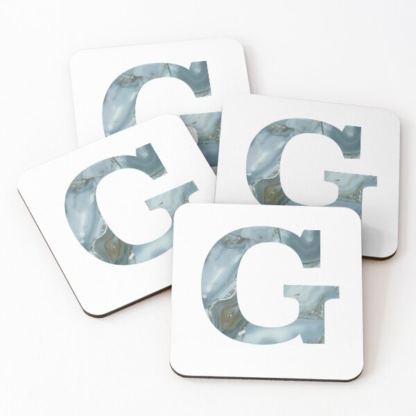 Item preview, Blue Granite Stone Monogram Letter g designed and sold by avion-en-papier.