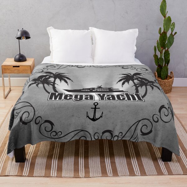 Item preview, Mega yacht , boat with palm trees tropical design designed and sold by nicky2342.