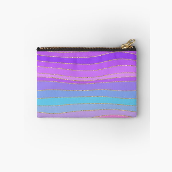 Item preview, Gold Edged Multicolor Wavy Stripes designed and sold by Cato99.