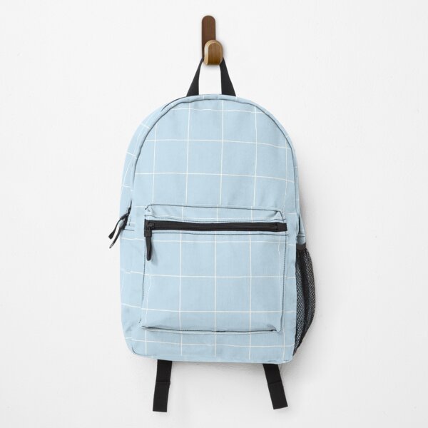 Item preview, Grid Pattern Cute Pastel Blue Simple Minimal Aesthetic  designed and sold by ennbe.