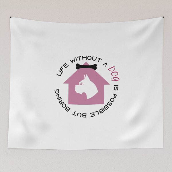 Item preview, Life without a dog is possible but boring,life without a dog is boring designed and sold by Rima-Store-19.