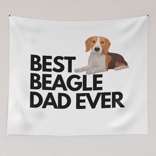 Item preview, Best beagle dad ever quote Funny beagle dad saying designed and sold by OneTimeEngineer.