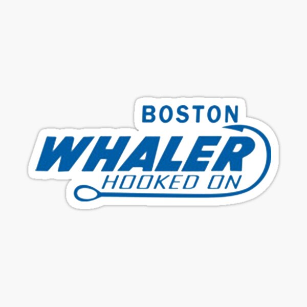 Hooked On with Boston Whaler Sticker