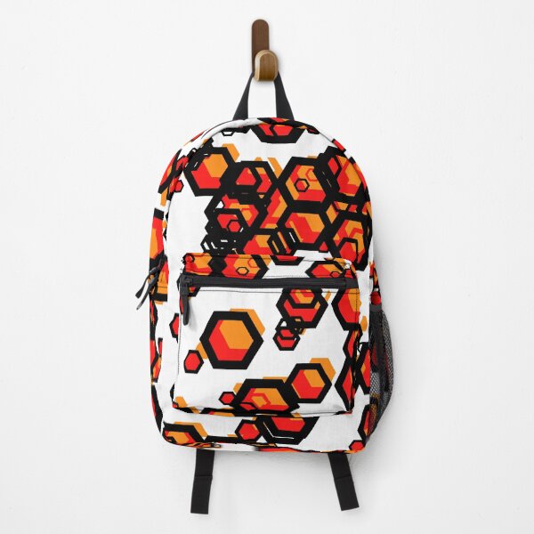 Item preview, Hexagon Pattern (Red to Orange) designed and sold by Ludogorek.