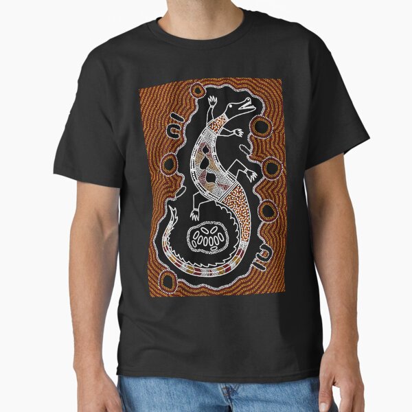 Item preview, Authentic Aboriginal Art - Crocodile  designed and sold by HogarthArts.