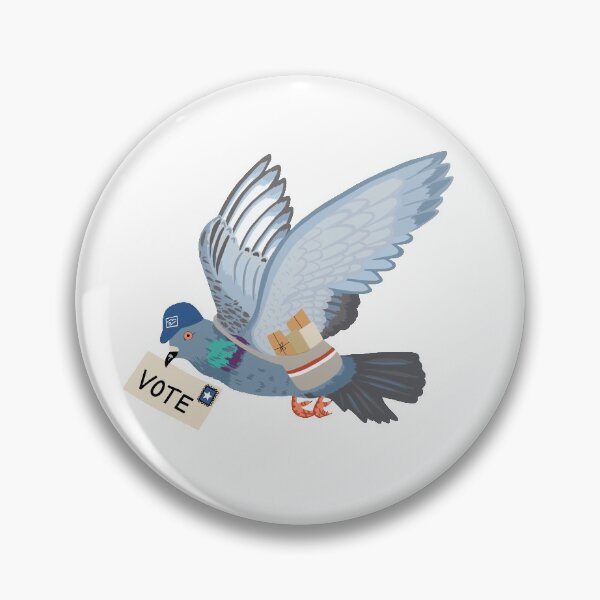 Item preview, Mail Carrier Pigeon - Vote designed and sold by DasBrooklyn.
