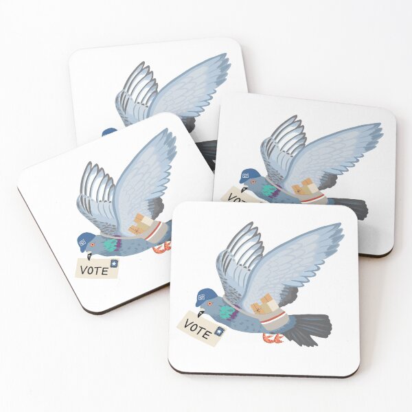 Item preview, Mail Carrier Pigeon - Vote designed and sold by DasBrooklyn.