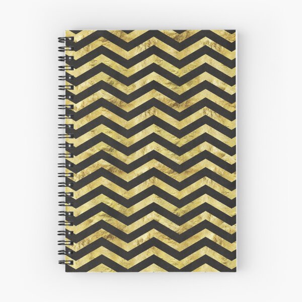 Item preview, Gold and Black Chevron designed and sold by CatgoDigital.