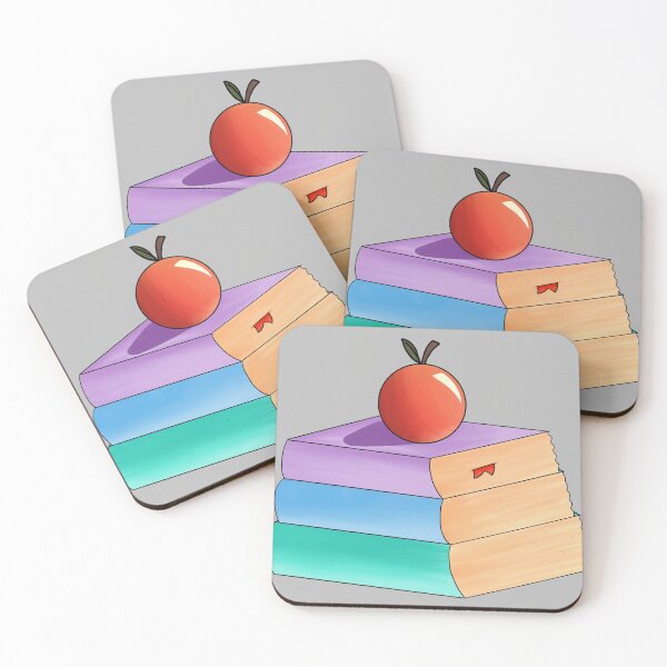 Item preview, Book stack with apple designed and sold by doodling-dancer.