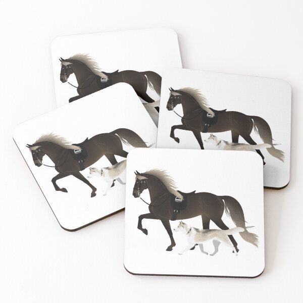 Item preview, Rocky Mountain Horse and Husky - Equine Rampaige designed and sold by equinerampaige.