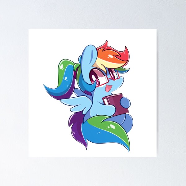Item preview, Rainbow Dash Bookworm designed and sold by Timanator3000.