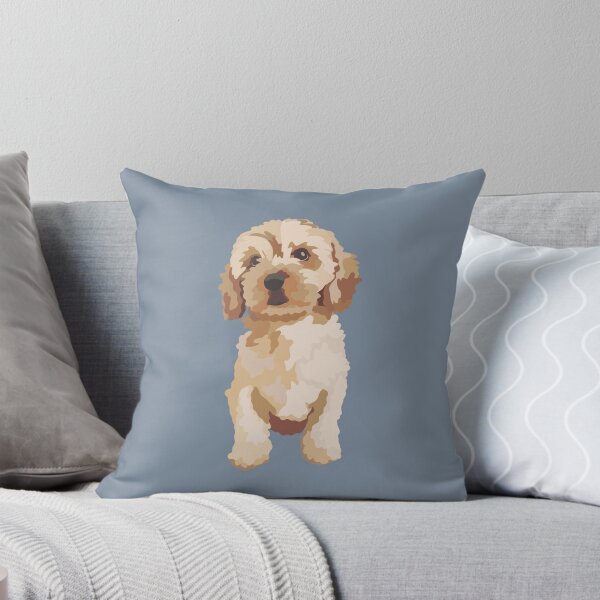 Item preview, Cavapoo Dog Portrait Digital Illustration designed and sold by sherylwylie.