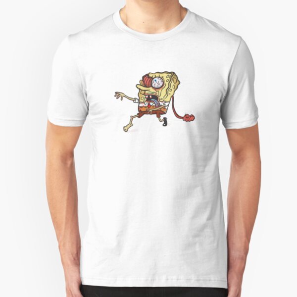 Zombie Sponge-Bob Slim Fit T-Shirt