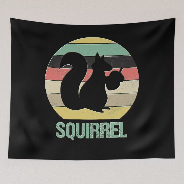 Item preview, Squirrel retro animal lettering designed and sold by Imutobi.