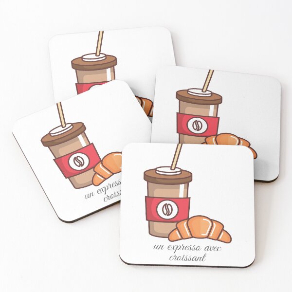 Item preview, Un expresso avec Croissant  designed and sold by Jeanettcha.