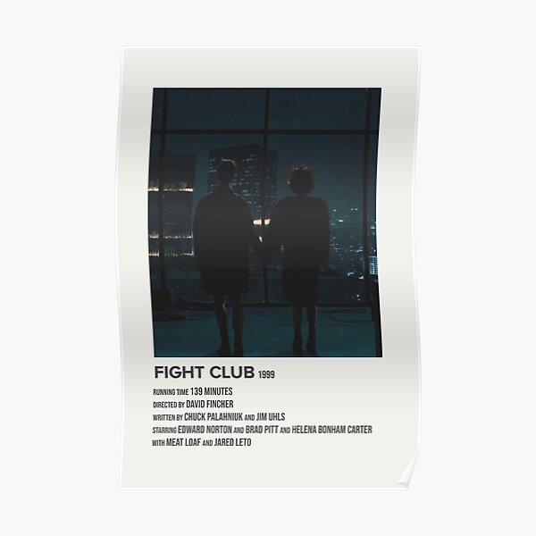 fight club (1999) Poster