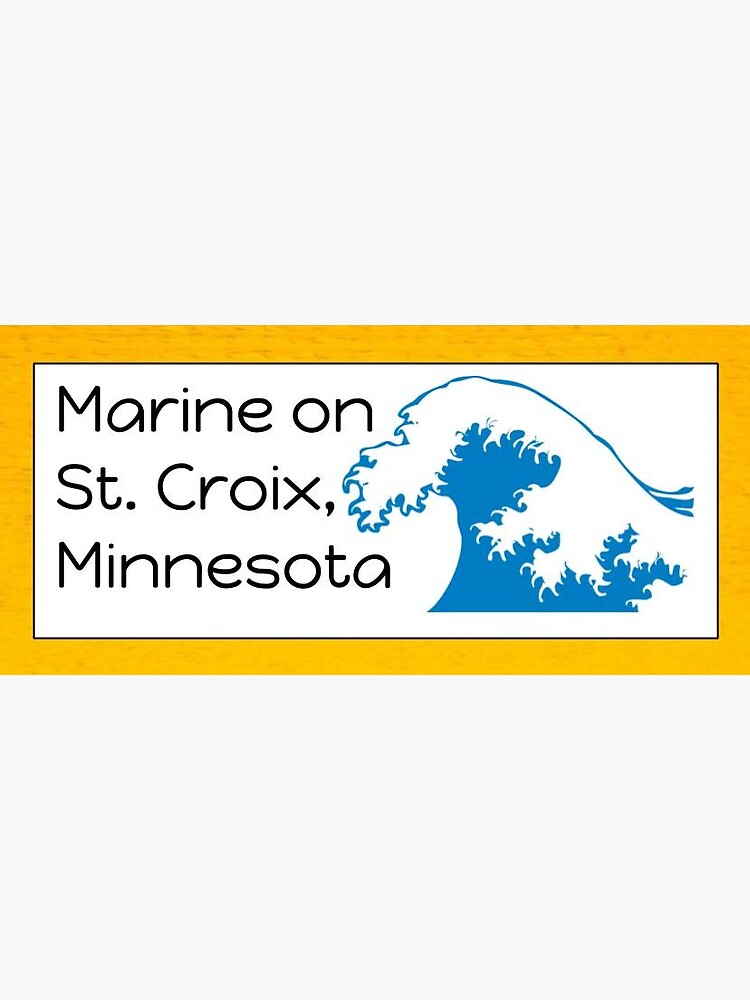 "Marine on St. Croix Minnesota" Sticker by Maggielktt Redbubble