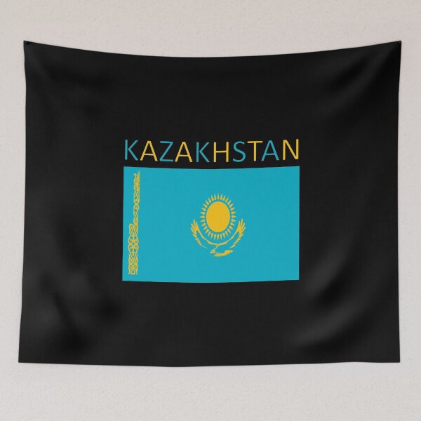 Item preview, Kazakhstan Flag - Art design designed and sold by AndiHK.