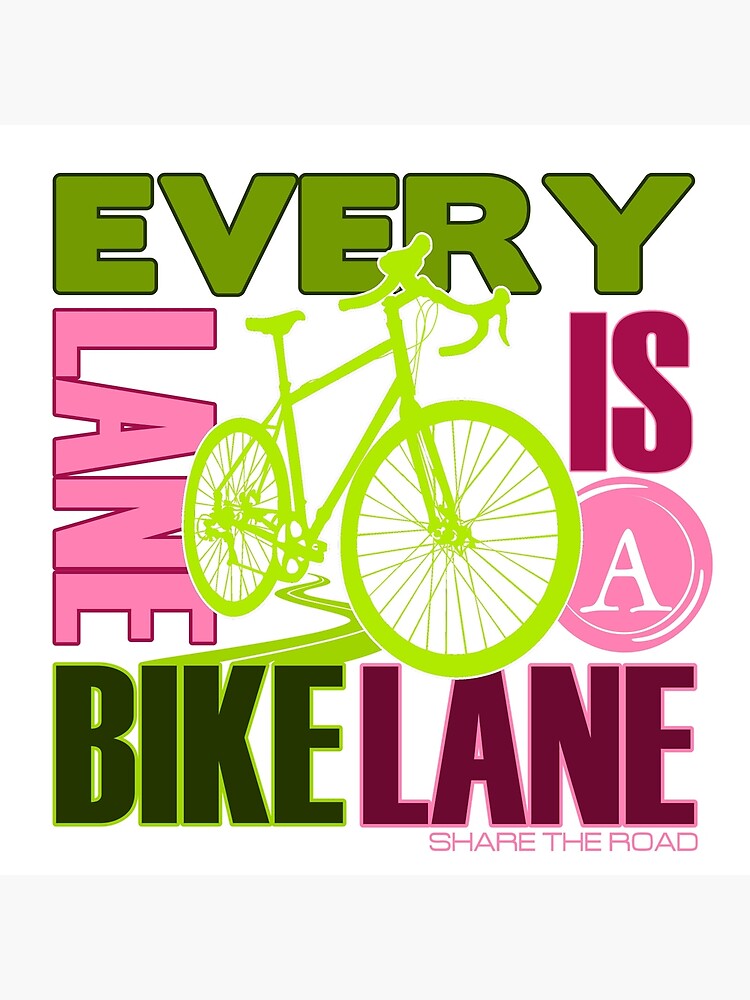 Every lane is sales a bike lane